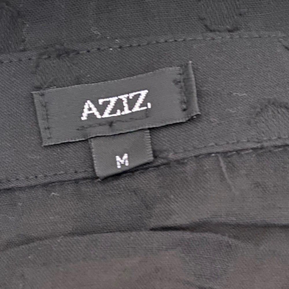 NWOT AZIZ WOMAN'S BLACK DOT FORMAL TOPS M - Picture 4 of 6